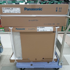 未開封 未使用品 Panasonic パナソニック 8畳用 ルームエアコン Fシリーズ CS-253DFL-W + CU-253DFLの画像5