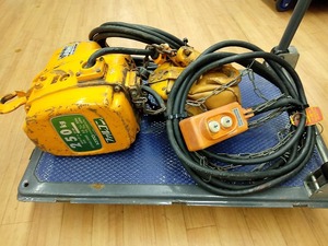 【動作未確認】中古品 キトー KITO ファルコン 200V 250kg 電動チェーンブロック EF2