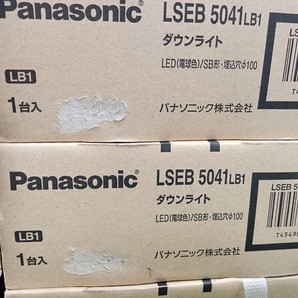 未開封 未使用品 Panasonic パナソニック 美ルック LED 電球色 ダウンライト 天井埋込型 埋込穴φ100 高気密SB形 LSEB5041LB1 14個セットの画像5