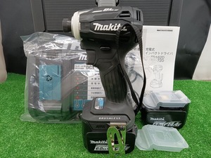 未使用品 makita マキタ 14.4V 6.0Ah 充電式 インパクトドライバ TD162DRGXB バッテリー2個 充電器付