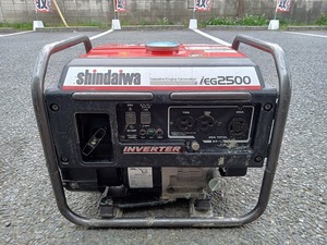 Used item 新ダイワ shindaiwa やまびこ 3.3kw 2.5kVA インバーター発電機 iEG2500 FuelTank9L