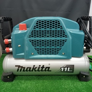 中古美品 makita マキタ タンク容量 11L 46気圧 常圧 高圧 エアコンプレッサ AC462XL 青の画像7