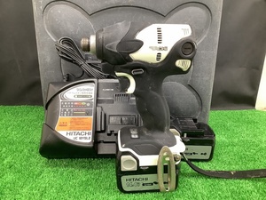 中古品 日立工機 Hitachi koki 14.4V 3.0Ah コードレス インパクトドライバ WH14DSL2 2LSCK