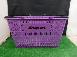 未使用品 Snap-on スナップオン ショッピング バスケット 買い物かご エコバック 限定 紫 【5】