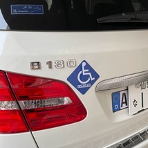 　【DISABLED】車椅子マーク★マグネットステッカー(菱形タイプ)_画像3