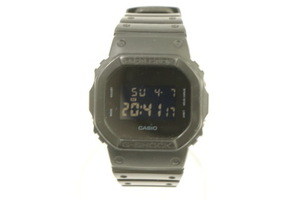 【中古】 CASIO メンズ腕時計 - G-Shock CASIO - 黒 ブラック ロゴ DW-5600