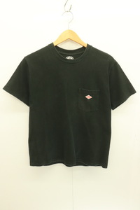 【中古】 Danton メンズTシャツ 36 ポケットTシャツ Danton 36 黒 ブラック ロゴ