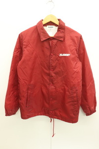 【中古】 X-LARGE メンズジャケット S コーチジャケット X-LARGE S 赤 レッド ロゴ