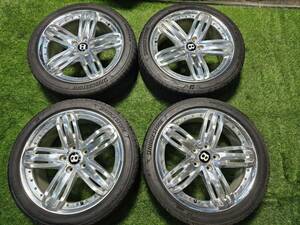 希少 ベントレー 純正 鍛造 AISi MG JAPAN 21インチ 4本のみ ミュルザンヌ 9J+61 5H130 265/40R21 BENTLEY MULSANNE FORGED BENTLEY RT272