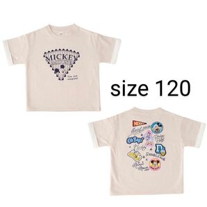 リトシー ディズニー Tシャツ ワッペンサインT