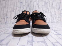 NIKE AIR JORDAN 1 LOW スニーカー アークティックオレンジ 黒 白 レディース 24cm US6Y ナイキ エアジョーダン1 ロウ_画像3