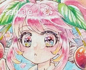 Art hand Auction Ilustración de obra de arte dibujada a mano de Doujin Sakura Miku [con bonificación de Night Sakura Miku], historietas, productos de anime, ilustración dibujada a mano
