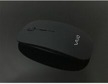 【iMac/Win対応】VAIO 薄さと操作性を追求したマウスの決定版 黒色._画像2