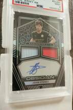 ★1円スタート★2019-20 Panini Obsidian JOHN STONES Autographs ジョンストーンズ 直筆サインカード Manchester city_画像2