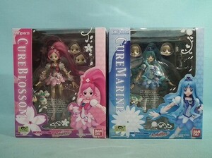 ジャンク扱い S.H.フィギュアーツ ハートキャッチプリキュア キュアブロッサム＆キュアマリン