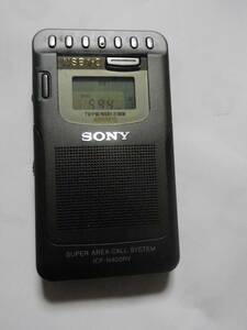  condition excellent SONY pocket radio AM/FM/NSB1-2 sensitivity excellent ICF-N400RV operation verification settled 