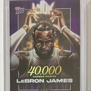 ①LeBron James - 2023-24 TOPPS NOW Basketball Card LJ-40K 40,000 CAREER POINTS NBA カードの画像1