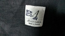 ANATOMICA BLOUSE VILLETT 48 リネン ブラック コート_画像6