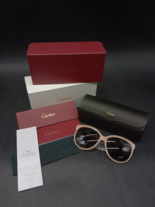 ▽ 【262】 カルティエ サングラス トリニティ ピンク / Cartier KERING ケリング アイウェア Eyewear 6294483 眼鏡 ウェリントン