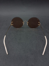 ▽ 【269】 カルティエ サングラス CT0152S-003 / Cartier アイウェア Eyewear 眼鏡 ラウンドフレーム フチなし_画像3
