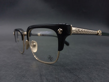 ▽ 【238】クロムハーツ メガネ CHUCK / CHROME HEARTS アイウェア Eyewear 眼鏡 レキシントン フレーム ブロー ウェリントン_画像2