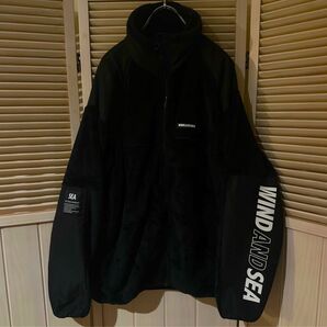 完売品　WIND AND SEA MILITARY FLEECE JACKET フリースジャケット