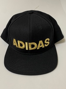 adidas アディダス SNAPBACK スナップバック 吸湿速乾 Cap キャップ 帽子 ブラック / ゴールド 展示未使用品