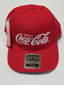 OTTO Coca-Cola コカ・コーラ SNAPBACK CAP キャップ 帽子 レッド 展示未使用品