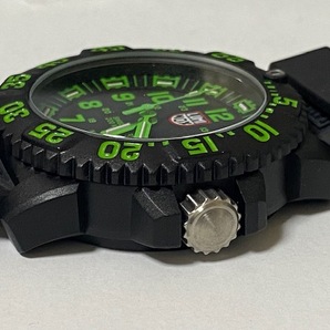 ルミノックス 【LUMINOX】 ネイビーシールズ グリーン Navy SEAL SERIES 3067 展示未使用品 箱無の画像7