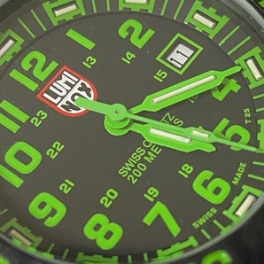 ルミノックス 【LUMINOX】 ネイビーシールズ グリーン Navy SEAL SERIES 3067 展示未使用品 箱無の画像3