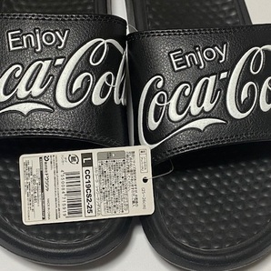 Coca-Cola コカ・コーラ サンダル M・L・XLサイズ ブラック 同柄 各1点 展示未使用品の画像3