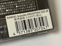 バンデル BANDEL ブレスレット Bracelet WORLD FOOT BALL ARGENTINA アルゼンチン Mサイズ 17.5㎝ 展示未使用品　_画像6