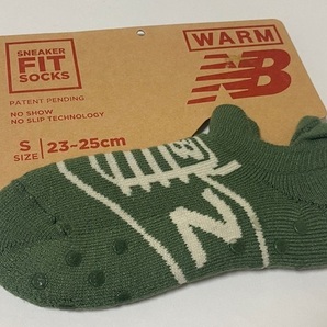 ニューバランス New Balance 靴下 23-25㎝ 2種 WARM仕様 （裏起毛）展示未使用品の画像3