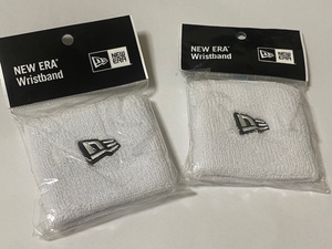 NEWERA ニューエラ Wristband リストバンド ホワイト 2点 展示未使用品