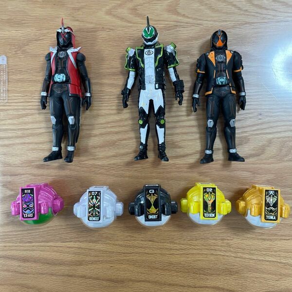 仮面ライダーゴースト　アイコン　ソフビセット