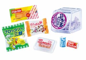 リーメント ぷちサンプル 街角の駄菓子屋さん 「お小遣いもらってきた！」＊ミニチュア ぷち玉ぶどう ぽんぽん餅 ドーナツ