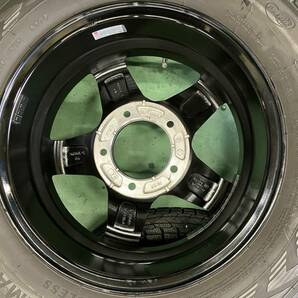 新潟発 ジムニー 175/80R16 Weds KEELER ヨコハマタイヤ 22年製 バリ溝 YY04011の画像3