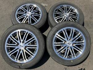 新潟発　MT04221　20年製　ノーマルタイヤ　夏　SEIBERLING　155/65R14　14×5J　4穴　PCD100　アルミホイールセット　140サイズ×4本