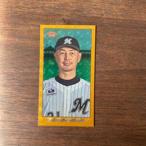 1枚限定！ 吉井理人 2023 Topps NPB 206 ミニカード パラレル 千葉ロッテマリーンズ 