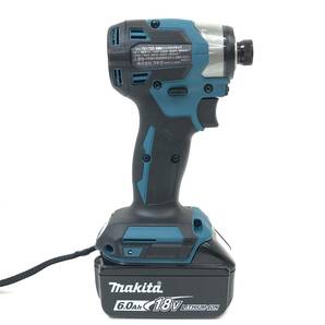 1円〜 未使用 makita マキタ 充電式 インパクト ドライバ TD173DRGX ブルー の画像7