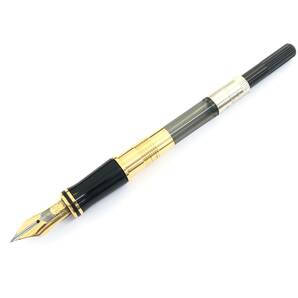 PARKER パーカー 万年筆 Duofold デュオフォールド ブルーマーブル / ペン先 18K 750 ケース付きの画像9