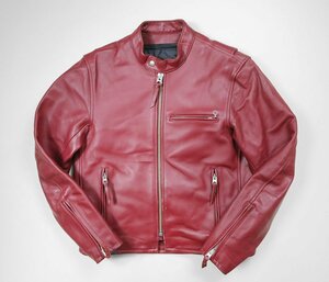  Kadoya KADOYA * single leather jacket company store limitation color LL rider's jacket FPS-1 SFT red quilting liner attaching A254 /G046