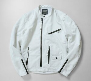 カドヤ KADOYA ◆ サマージャケット　ライディングジャケット　L　メッシュジャケット　白　Dポケット　ウ218 ◆G047