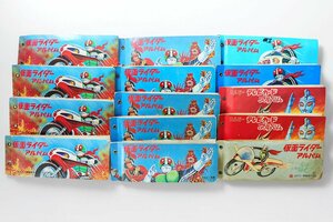 [1 jpy ~] old Calbee * Kamen Rider card approximately 1000 sheets + album 14 pcs. * large amount set Showa Retro special effects that time thing period thing set sale *Z-7