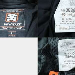 ヒョウドウ HYOD ◆ ST-X テキスタイルジャケット L ライディングジャケット D30 ブラック/ネイビー 中綿ライナー付 ウ194 ◆52/G047の画像9