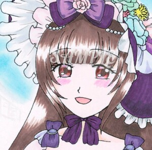 Art hand Auction Original Hand-Drawn artwork illustration ☆Meeting in Gothic Lolita coordination♪ Shino, comics, anime goods, hand drawn illustration