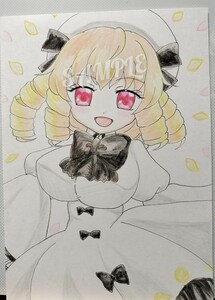 Art hand Auction 手描きイラスト☆東方 ルナチャイルド, コミック, アニメグッズ, 手描きイラスト