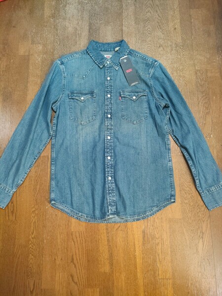 【新品未使用】LEVI'S リーバイス ウエスタンシャツ. デニムシャツ デニムシャツ