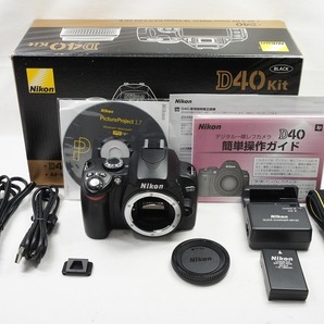 【適格請求書発行】良品 Nikon ニコン D40 ボディ デジタル一眼レフカメラ 元箱付【アルプスカメラ】240401kの画像1