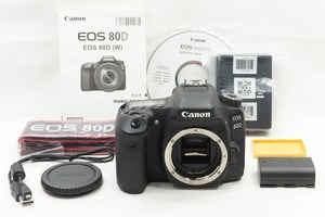 【適格請求書発行】良品 Canon キヤノン EOS 80D ボディ デジタル一眼レフカメラ【アルプスカメラ】240402n